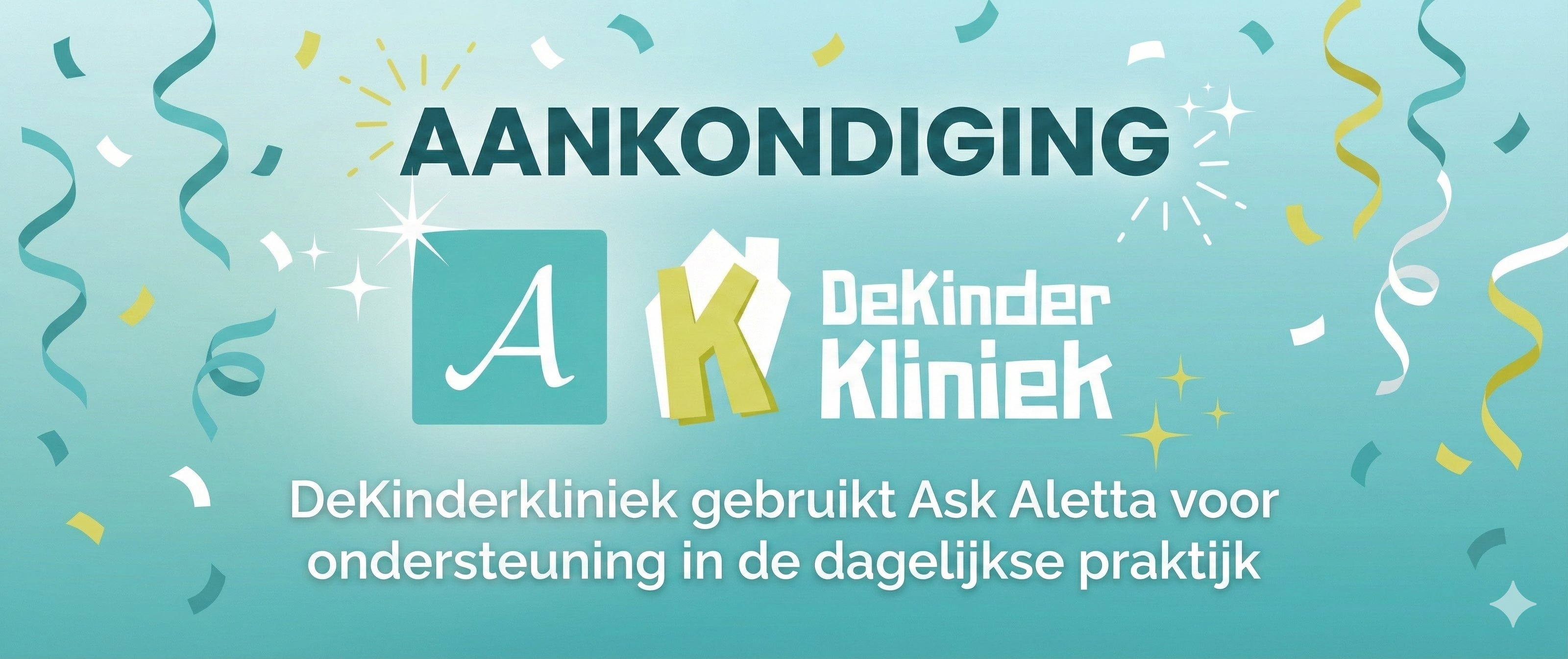 Nieuwe samenwerking met DeKinderkliniek